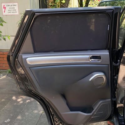 Custom-fit sun shades fitted to a BAIC Q7