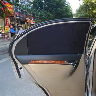 Custom-fit sun shades fitted to a HOLDEN BARINA (AVEO)