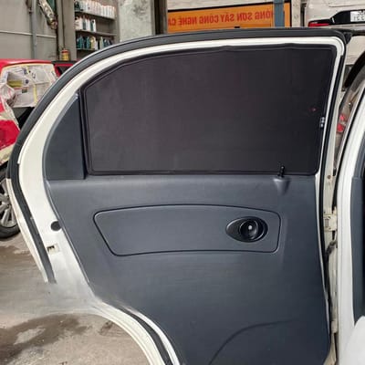 Custom-fit sun shades fitted to a HOLDEN SPARK LITE 2007-2013