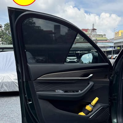 Custom-fit sun shades fitted to a GEELY MONJARO