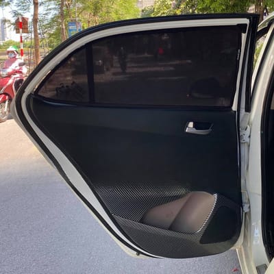 Custom-fit sun shades fitted to a HYUNDAI I10 HATCHBACK 2014-2020