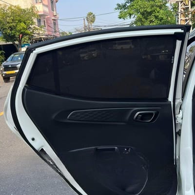 Custom-fit sun shades fitted to a HYUNDAI I10 HATCHBACK 2021-2025