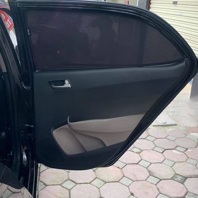 Custom-fit sun shades fitted to a HYUNDAI I10 SEDAN 2014-2020