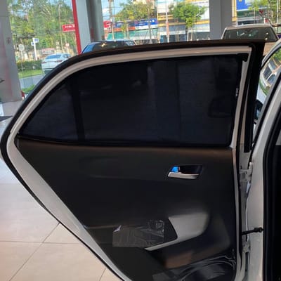 Custom-fit sun shades fitted to a KIA PICANTO 2021-2025