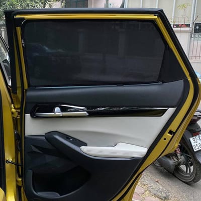 Custom-fit sun shades fitted to a KIA SELTOS