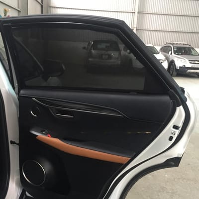 Custom-fit sun shades fitted to a LEXUS NX200T / NX300 2015-2021