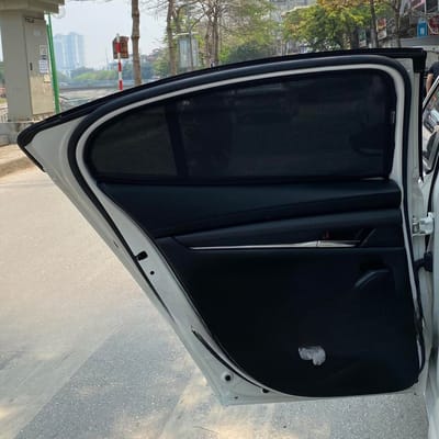 Custom-fit sun shades fitted to a MAZDA 3 SEDAN 2020-2025