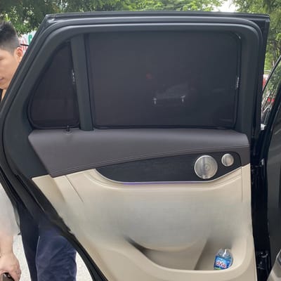 Custom-fit sun shades fitted to a MERCEDES GLC 2016-2022