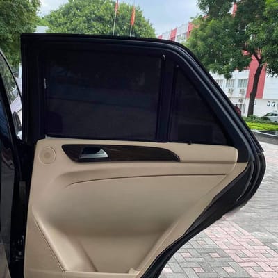 Custom-fit sun shades fitted to a MERCEDES GLE 2012-2018