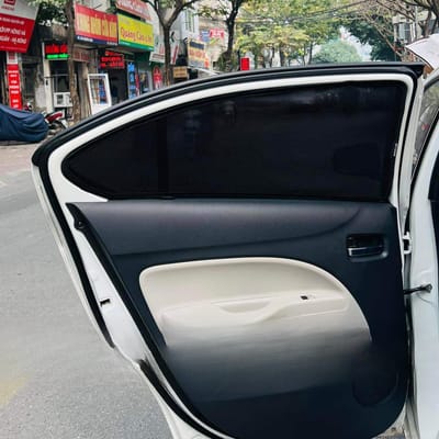 Custom-fit sun shades fitted to a MITSUBISHI ATTRAGE