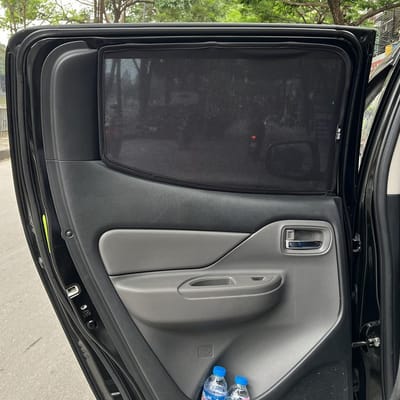 Custom-fit sun shades fitted to a MITSUBISHI TRITON 2015-2018