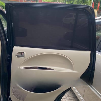 Custom-fit sun shades fitted to a MITSUBISHI ZINGER