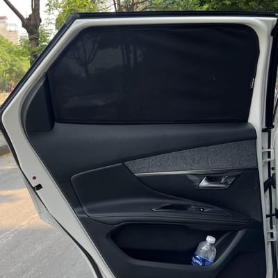 Custom-fit sun shades fitted to a PEUGEOT 3008 2016-2020