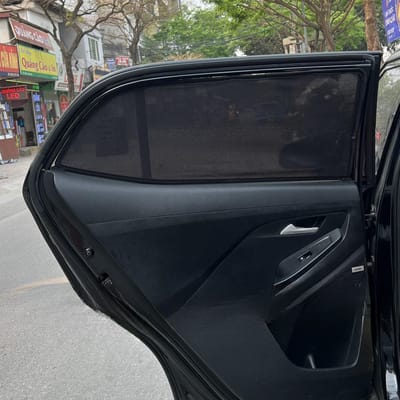 Custom-fit sun shades fitted to a PEUGEOT 408 2023-2025