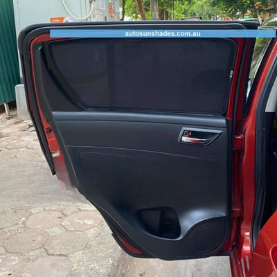 Custom-fit sun shades fitted to a SUZUKI SWIFT 2014-2018