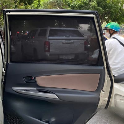 Custom-fit sun shades fitted to a TOYOTA AVANZA 2017-2021