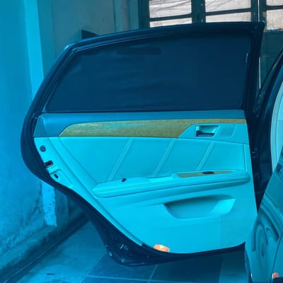 Custom-fit sun shades fitted to a TOYOTA AURION 2009-2014