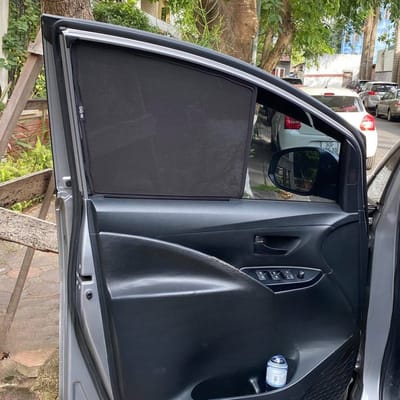 Custom-fit sun shades fitted to a TOYOTA INNOVA 2016-2022