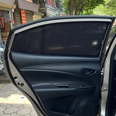 Custom-fit sun shades fitted to a TOYOTA YARIS SEDAN / VIOS 2019-2023