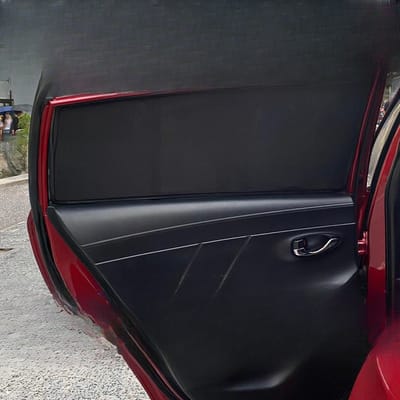 Custom-fit sun shades fitted to a TOYOTA YARIS 2013-2018