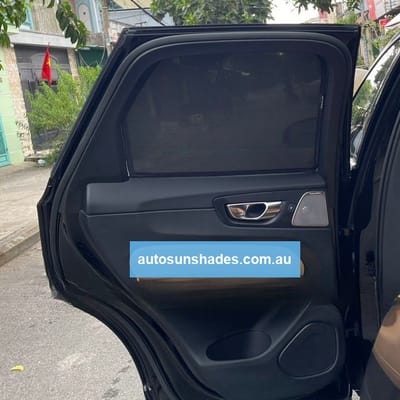 Custom-fit sun shades fitted to a VOLVO XC60