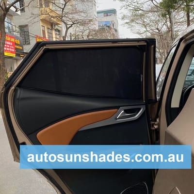 Custom-fit sun shades fitted to a ZOTYE Z3 / T300