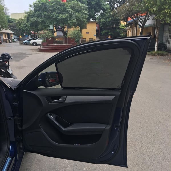 AUDI A4 2008-2015 custom-fit car window sun shades — photo 4