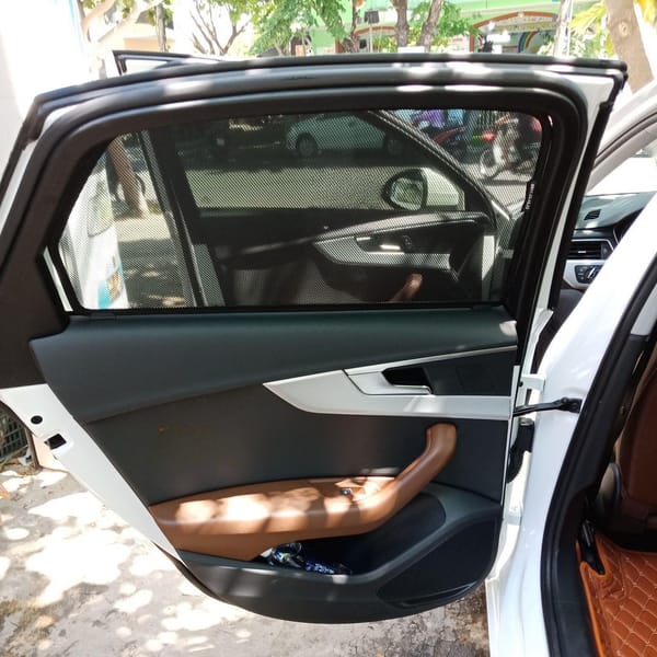 AUDI A4 2016-2025 custom-fit car window sun shades — photo 1