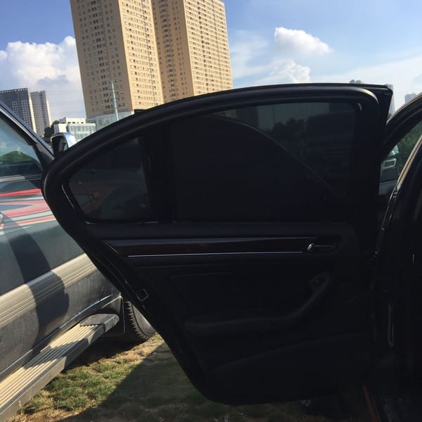BMW 325i E46 custom-fit car window sun shades — photo 3