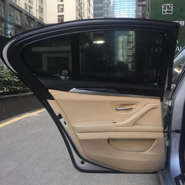 BMW 520i 2010-2017 custom-fit car window sun shades — photo 4