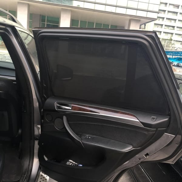 BMW X5 2007-2013 custom-fit car window sun shades — photo 5