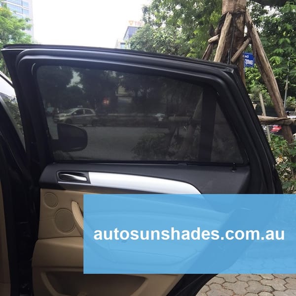 BMW X6 2019-2026 custom-fit car window sun shades — photo 1