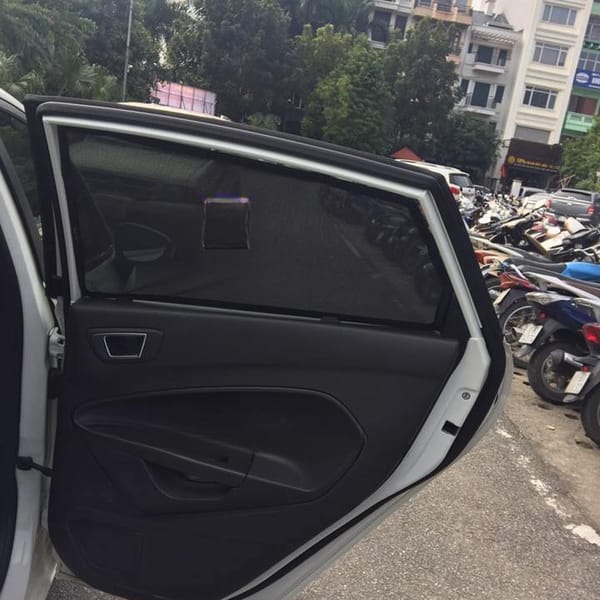 FORD FIESTA HATCHBACK custom-fit car window sun shades — photo 7
