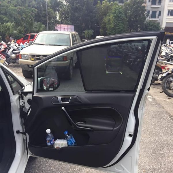FORD FIESTA HATCHBACK custom-fit car window sun shades — photo 8