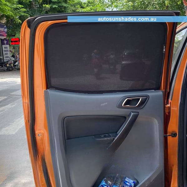 FORD RANGER 2014-2021 custom-fit car window sun shades — photo 4