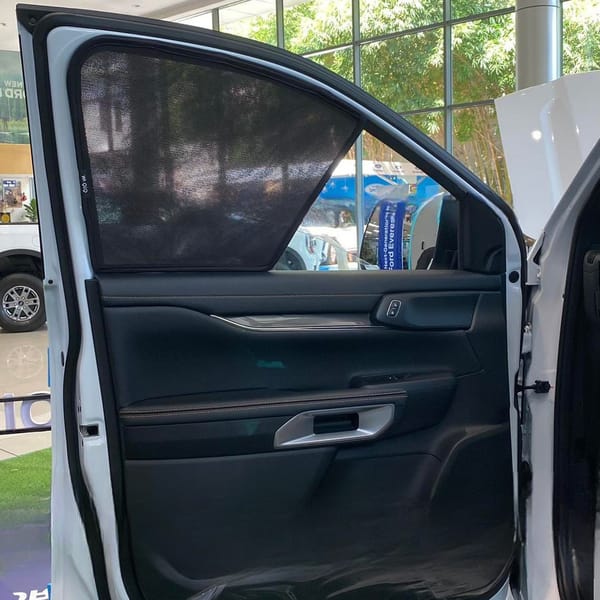 FORD RANGER 2022-2025 custom-fit car window sun shades — photo 2
