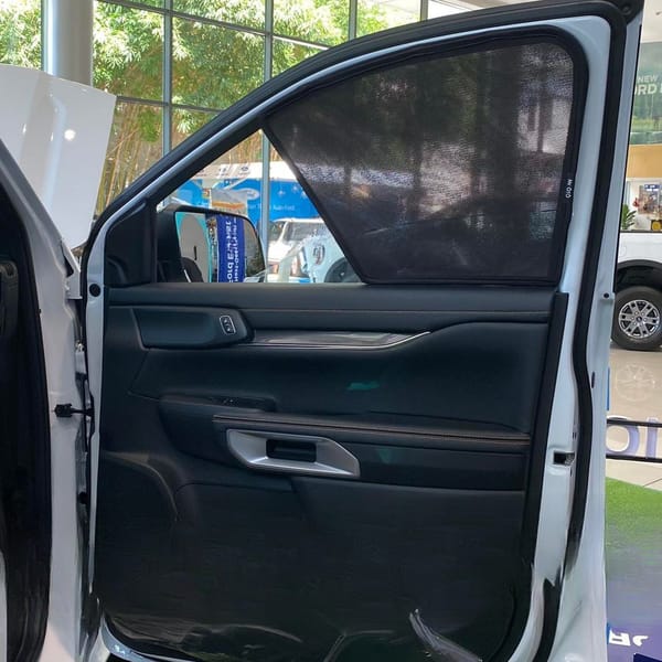 FORD RANGER 2022-2025 custom-fit car window sun shades — photo 4