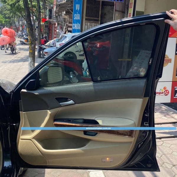 HONDA ACCORD 2007-2013 custom-fit car window sun shades — photo 8