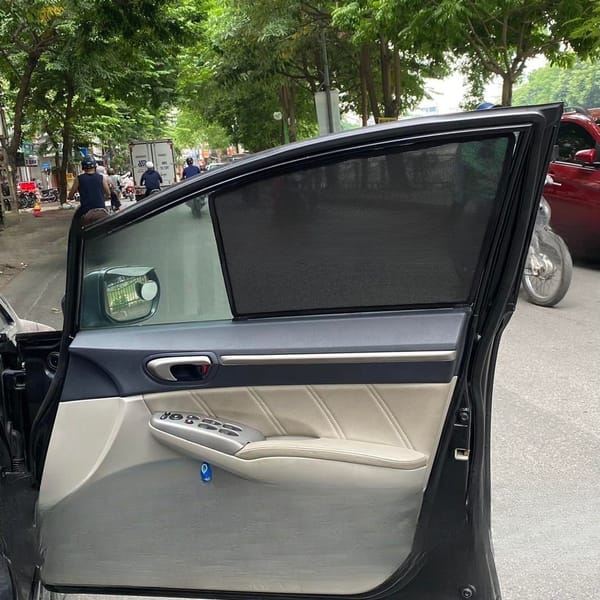 HONDA CIVIC 2007-2012 custom-fit car window sun shades — photo 4