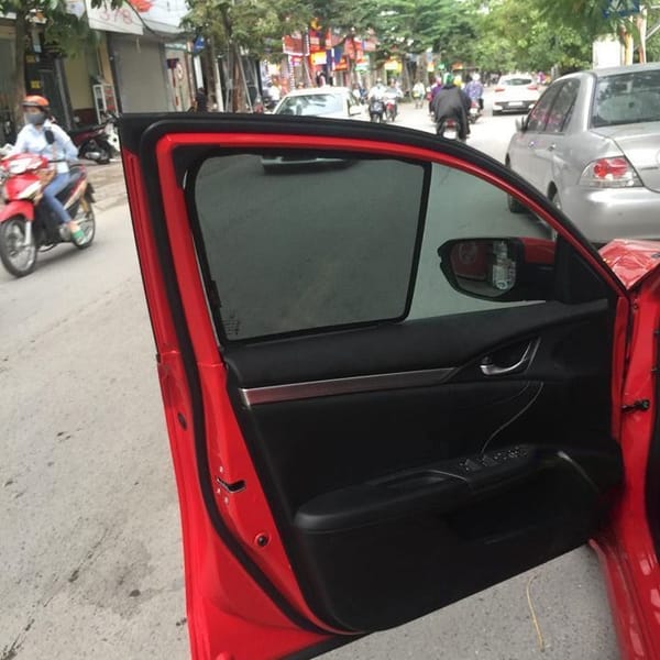 HONDA CIVIC 2016-2021 custom-fit car window sun shades — photo 6