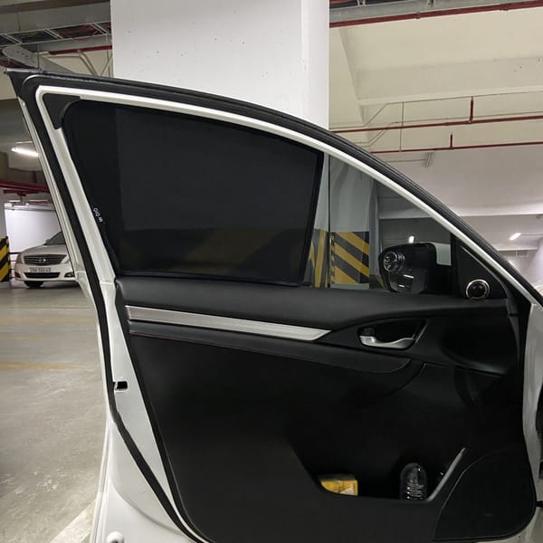 HONDA CIVIC 2016-2021 custom-fit car window sun shades — photo 16