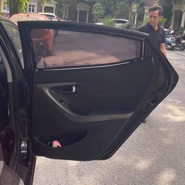 HYUNDAI ELANTRA 2011-2016 custom-fit car window sun shades — photo 1