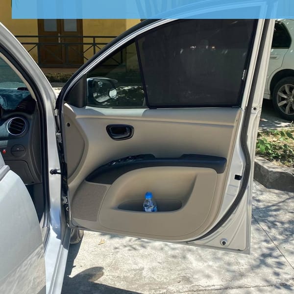 HYUNDAI I10 HATCHBACK 2009-2013 custom-fit car window sun shades — photo 2