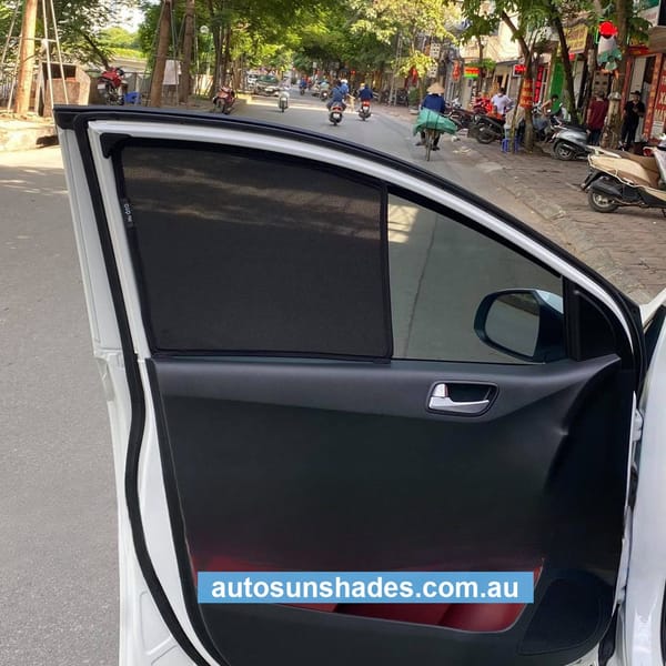 HYUNDAI I10 HATCHBACK 2014-2020 custom-fit car window sun shades — photo 6