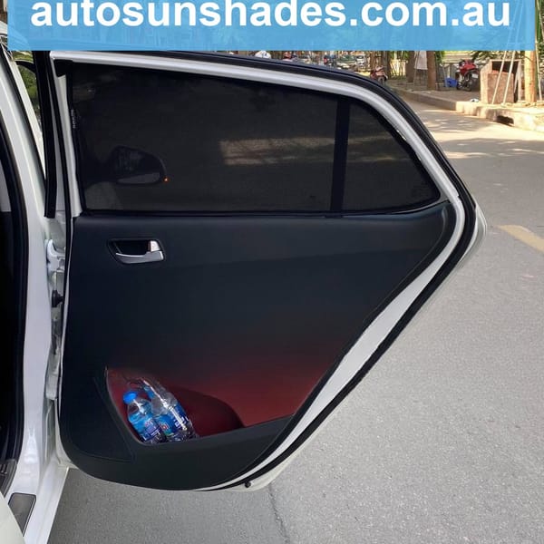 HYUNDAI I10 HATCHBACK 2014-2020 custom-fit car window sun shades — photo 7