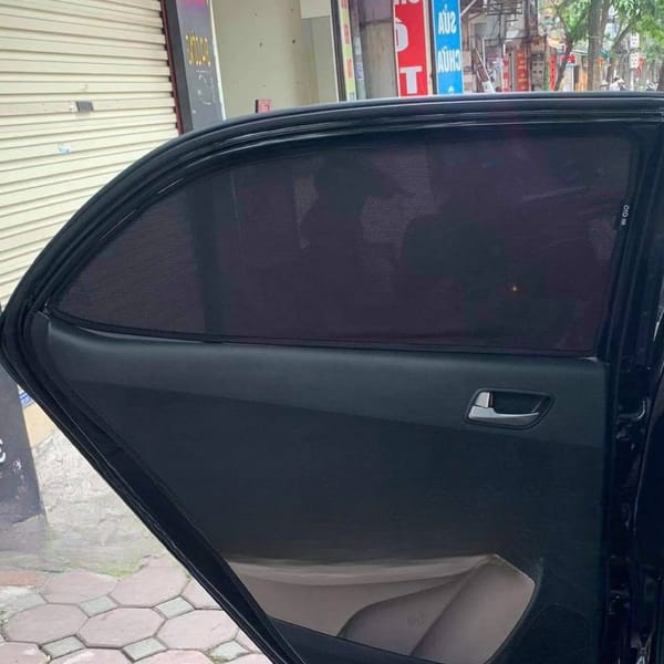 HYUNDAI I10 SEDAN 2014-2020 custom-fit car window sun shades — photo 3