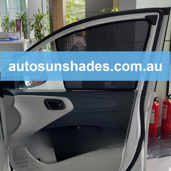 HYUNDAI I10 SEDAN 2021-2025 custom-fit car window sun shades — photo 2