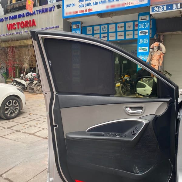 HYUNDAI SANTA FE 2013-2018 custom-fit car window sun shades — photo 2