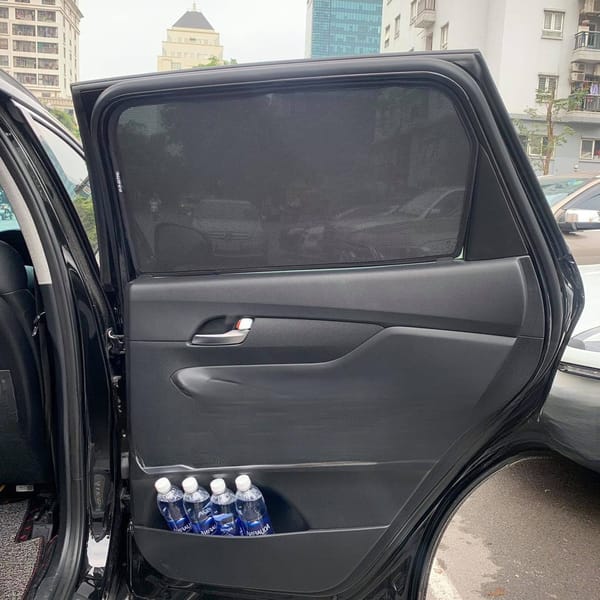 HYUNDAI SANTA FE 2019-2023 custom-fit car window sun shades — photo 1