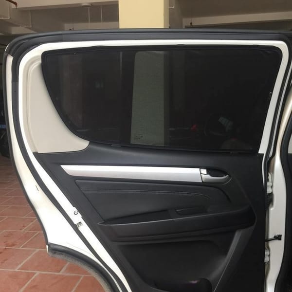 ISUZU MU-X 2016-2020 custom-fit car window sun shades — photo 9
